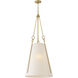 Danvers 3 Light 20 inch Lacquered Dark Brass Pendant Ceiling Light