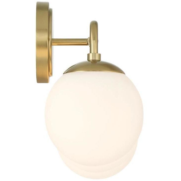 Maverick Bath Vanity Light Wall Light in Vibrant Gold