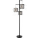 Lantern 72.5 inch 60.00 watt Black Iron Floor Lamp Portable Light