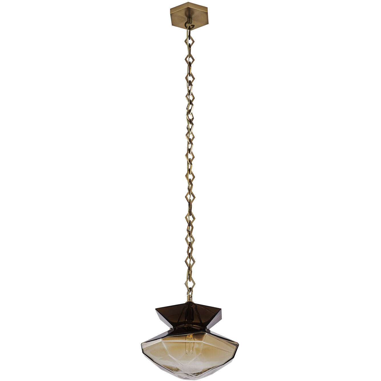 Bolsa 1 Light 12 inch Winter Brass Pendant Ceiling Light