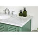 Rhodes 48 X 48 X 35 inch Vintage Mint and Brushed Nickel Vanity Sink Set