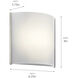 Independence LED 8 inch Brushed Nickel Wall Sconce Wall Light