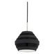 Calverton 1 Light 10 inch Polished Nickel Pendant Ceiling Light in Black