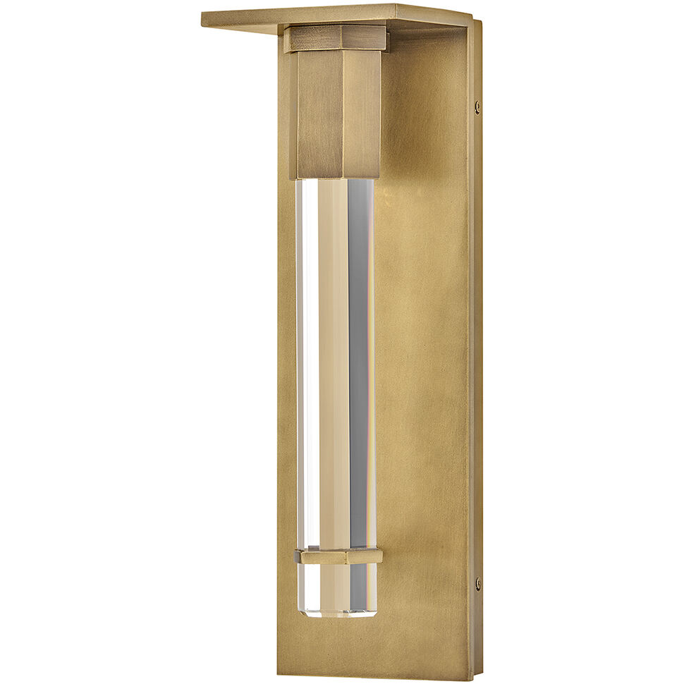 Cecily LED 16.5 inch Heritage Brass Outdoor Wall Mount