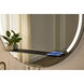 Skylight Black LED Mirror
