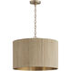 Donovan 3 Light 19.75 inch White Wash and Matte Brass Pendant Ceiling Light
