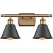 Ballston Smithfield LED 16 inch Brushed Brass Bath Vanity Light Wall Light