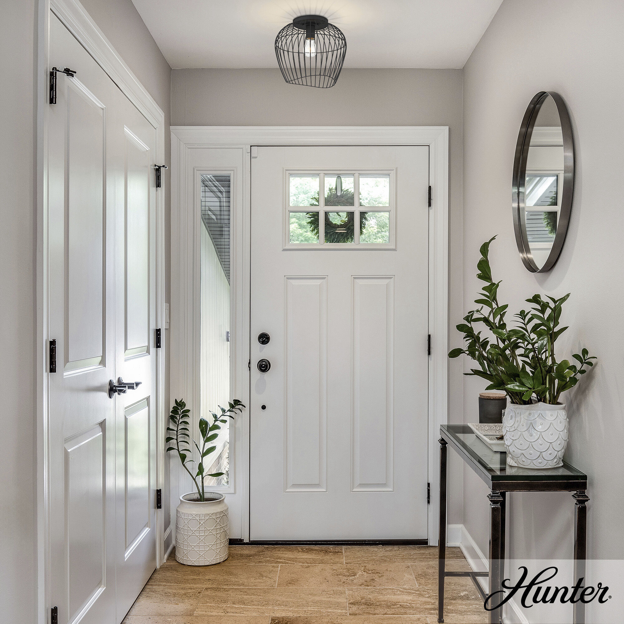 Redding 1 Light 12 inch Matte Black Flush Mount Ceiling Light, Medium