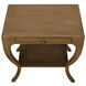 Maude 30 X 28.5 inch Saddle Brown Side Table