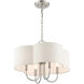 Solstice 4 Light 18 inch Brushed Nickel Chandelier Ceiling Light