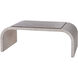 Dann Foley 48 X 18 inch Gray and Driftwood Gray Cocktail Table