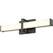 Elon Vanity Wall Light in Matte Black
