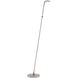 George's Reading Room 50 inch 8.00 watt Brushed Nickel Floor Lamp Portable Light, Pharmacy