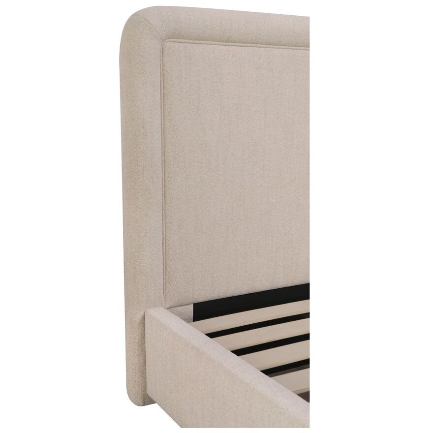 Simon Beige Storage Bed