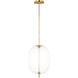 Sean Lavin Heian 1 Light 13.1 inch Natural Brass Pendant Ceiling Light