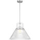 Drew & Jonathan Liouet 1 Light 18 inch Brushed Nickel Pendant Ceiling Light, Large