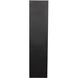 Aqueduct Matte Black Bookcase, A