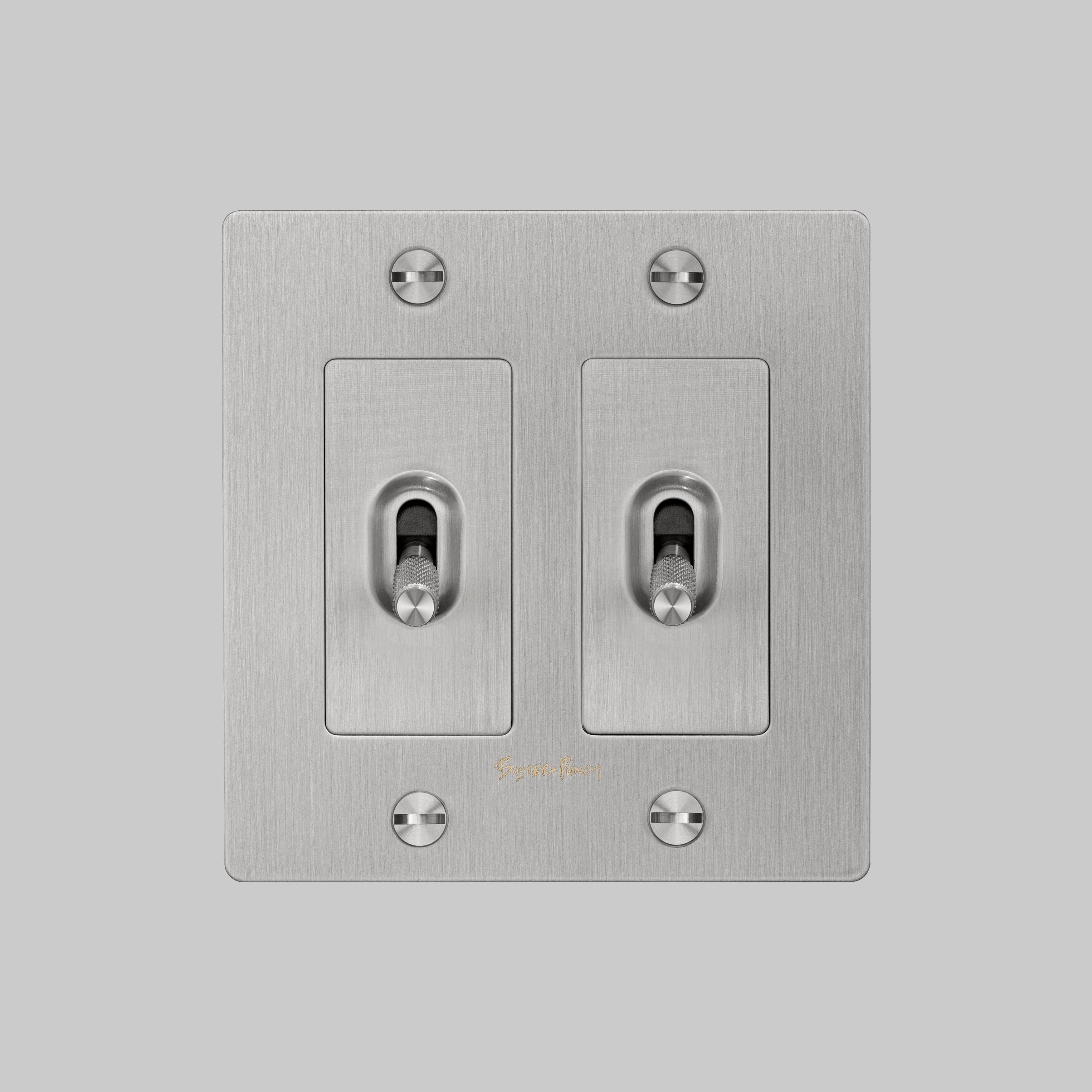 2G Toggle 120-277 Steel Light Switch
