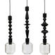 Fairfax LED 33 inch Matte Black Chandelier Ceiling Light