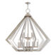 Prism 15 Light 42 inch Brushed Nickel Foyer Chandelier Ceiling Light