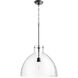 Fort Worth 1 Light 19 inch Noir Pendant Ceiling Light