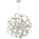 Ribbons 12 Light 23 inch Crystal Chrome Foyer Piece Ceiling Light