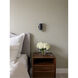 Kira 2 Light Polished Nickel/Soft Black Wall Sconce Wall Light