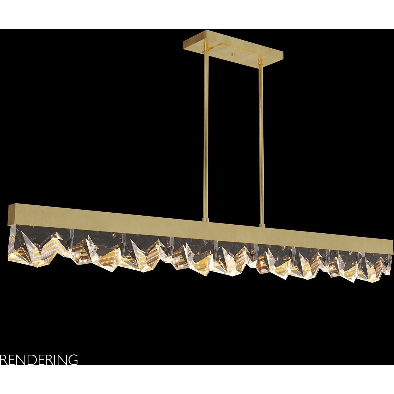 Strata Pendant Ceiling Light in Gold
