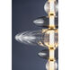 Williams LED 24.75 inch Aged Brass Pendant Ceiling Light