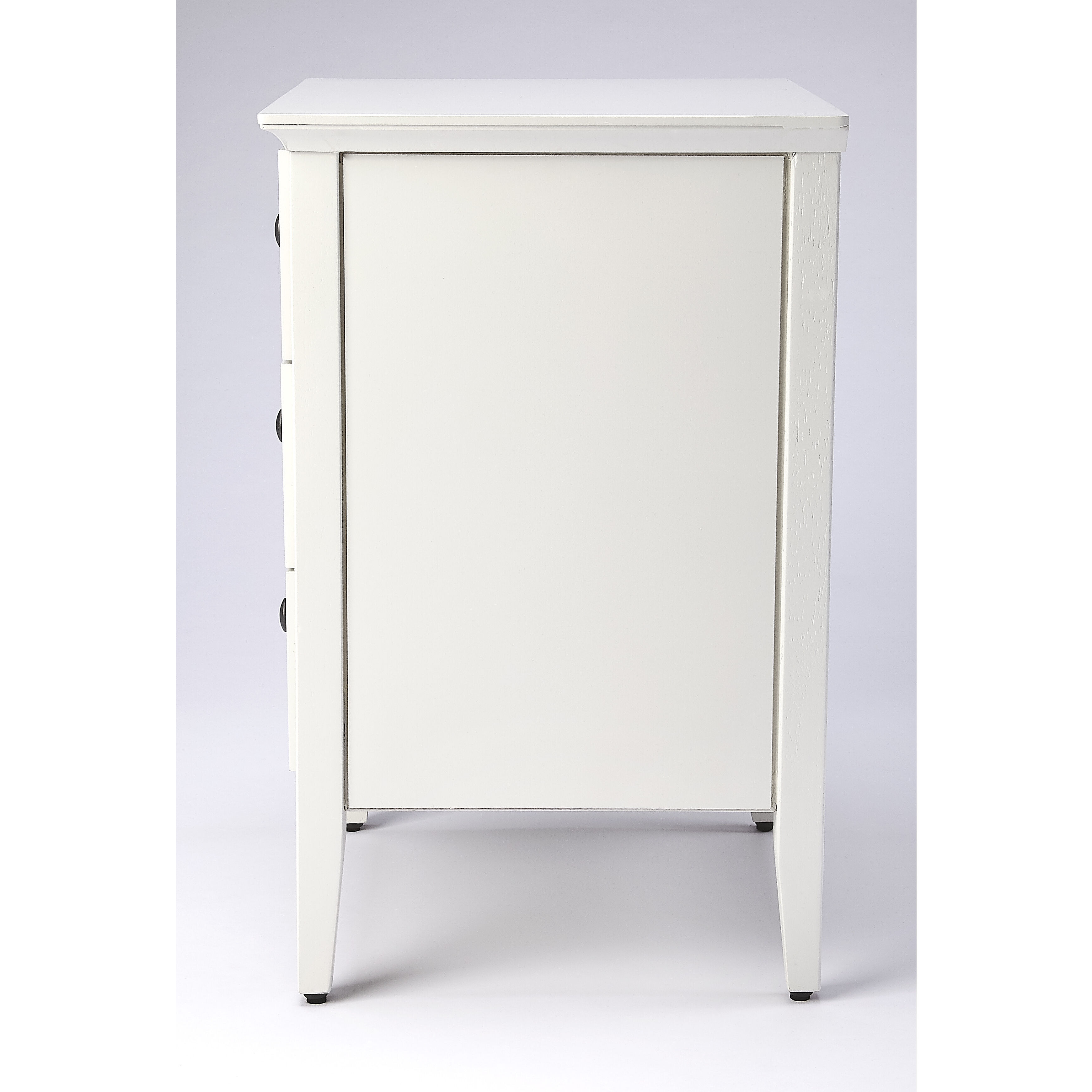 Butler Loft Kinsley  Glossy White Chairside Chest