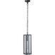 Deka 1 Light 4.85 inch Midnight Outdoor Pendant, Large