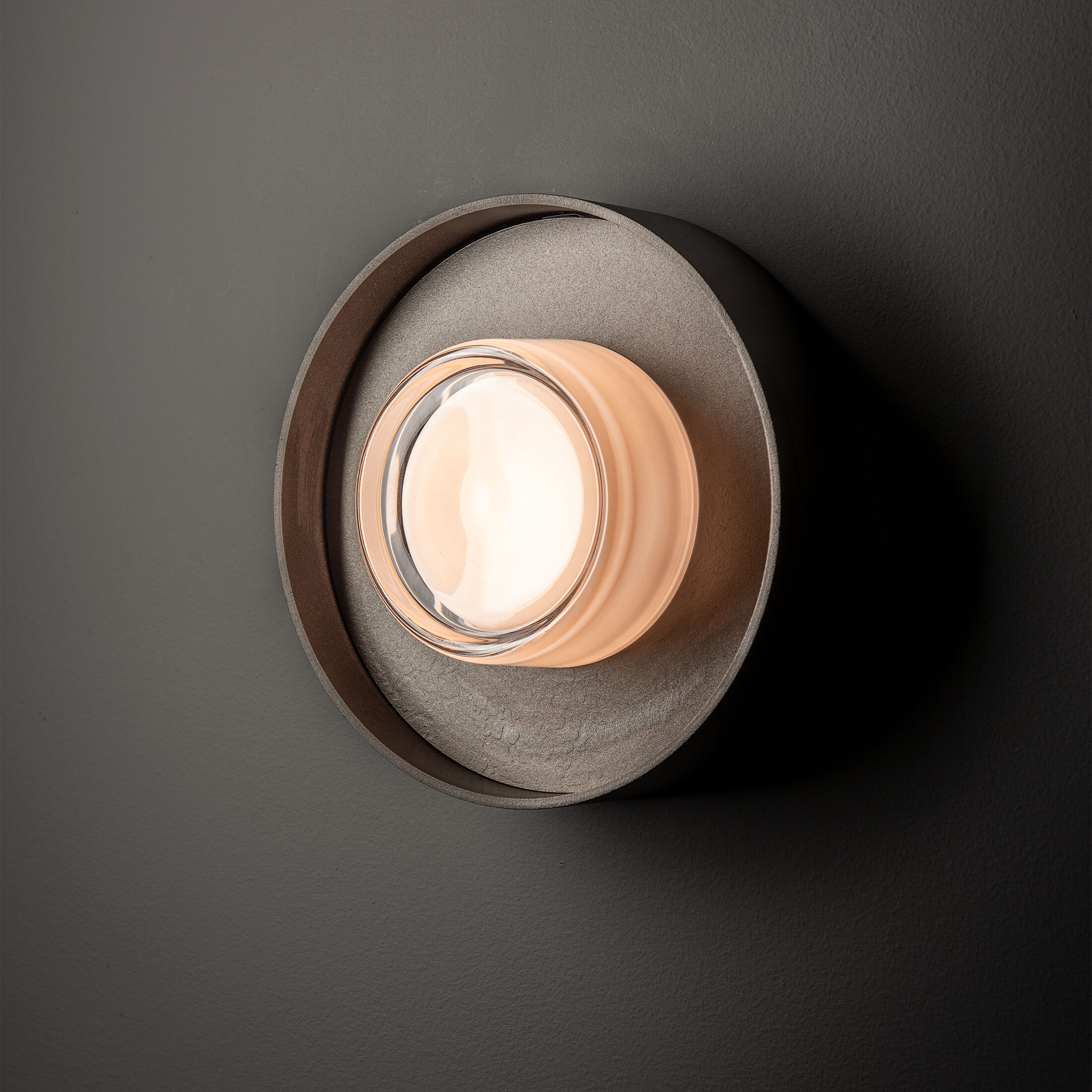 Focal LED Oil Rubbed Bronze/Bronze ADA Sconce/Flush Mount Wall Light