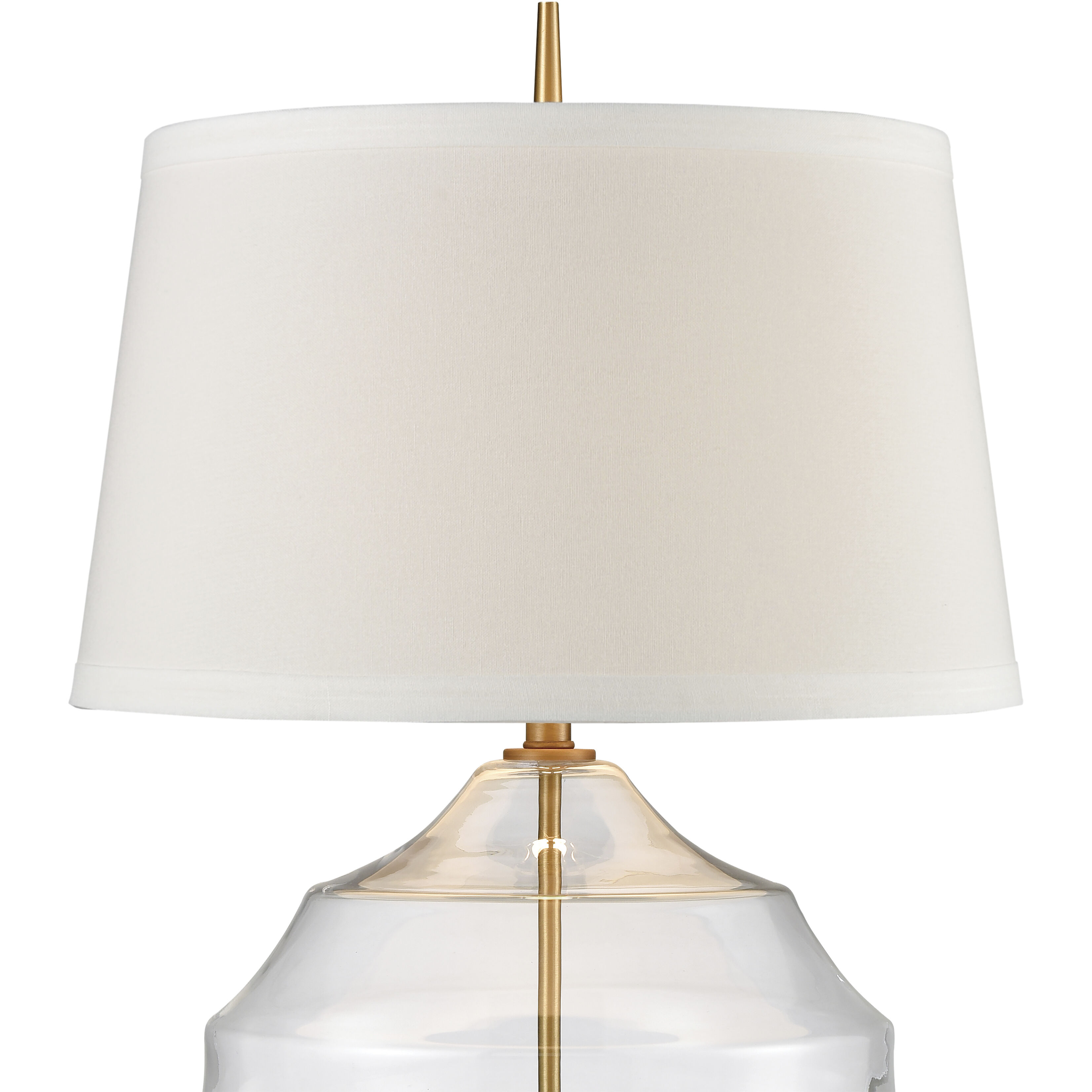 Nest 33 inch 150 watt Clear Table Lamp Portable Light