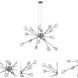 Galaxia 16 Light 33.5 inch Brushed Nickel Chandelier Ceiling Light