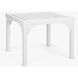 Jamie Merida 40 X 30 inch White/Clear Game Table