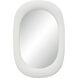 Galera 45 X 30 inch White Stucco Wall Mirror