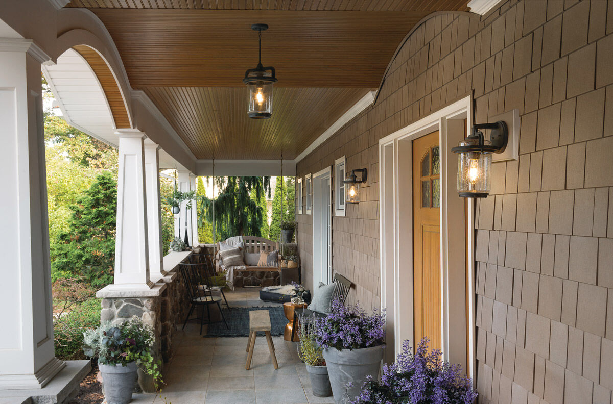 Andover 1 Light 14 inch Weathered Zinc Outdoor Wall, Medium