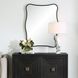Pavia 36.25 X 27.5 inch Satin Black Vanity Mirror