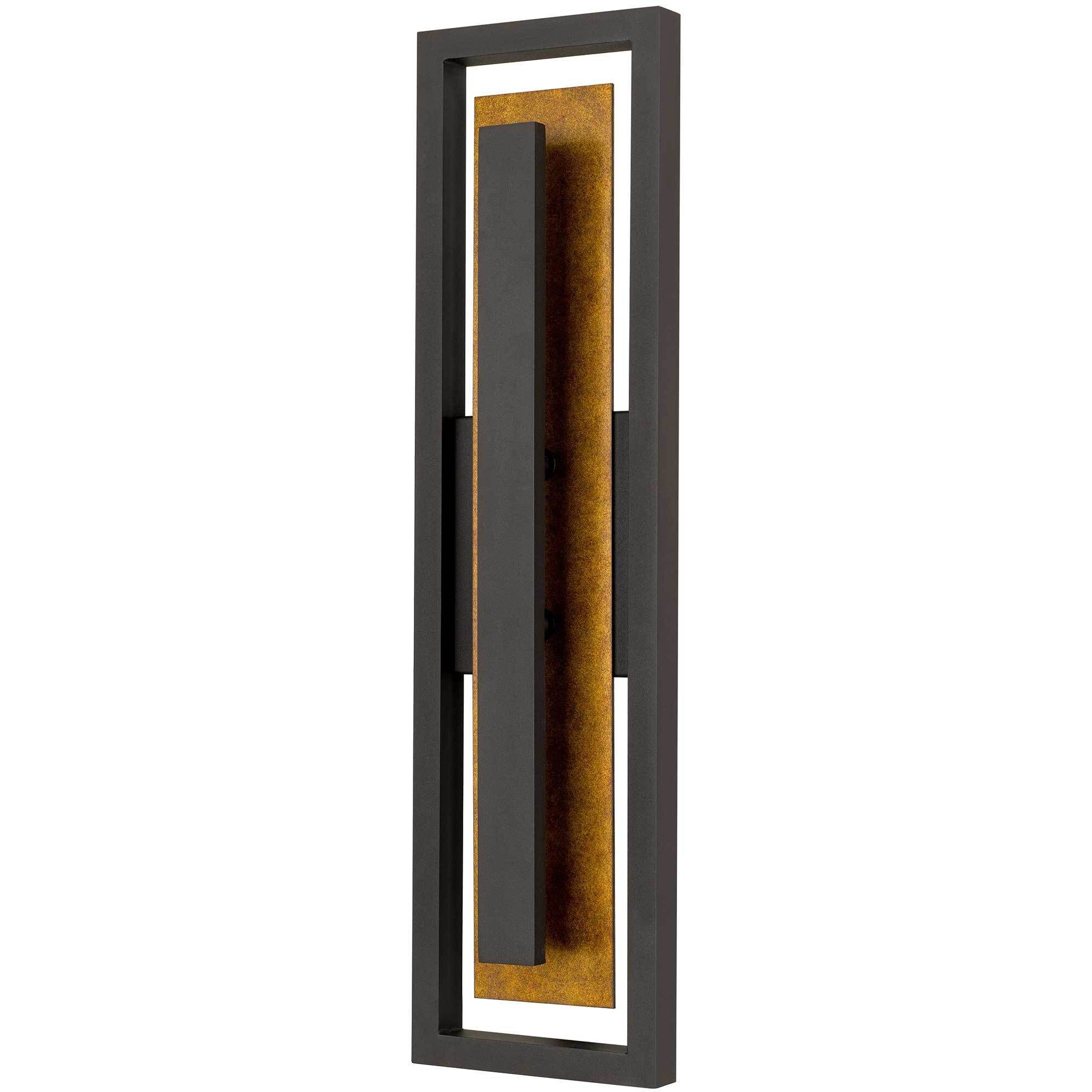 Panels LED 26.25 inch Dark Bronze Outdoor Wall Sconce