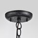 Central Park 3 Light 7 inch Textured Black Outdoor Hanging Lantern