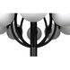 Carousel 8 Light 36 inch Matte Black Chandelier Ceiling Light