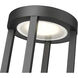 Leland LED 28.25 inch Sand Black Outdoor Pier Mounted Fixture