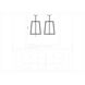 Drew & Jonathan Cortes 2 Light 18 inch Satin Brass Hanging Shade Pendant Ceiling Light