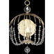 Voliere Sconce Wall Light in Havana Gold