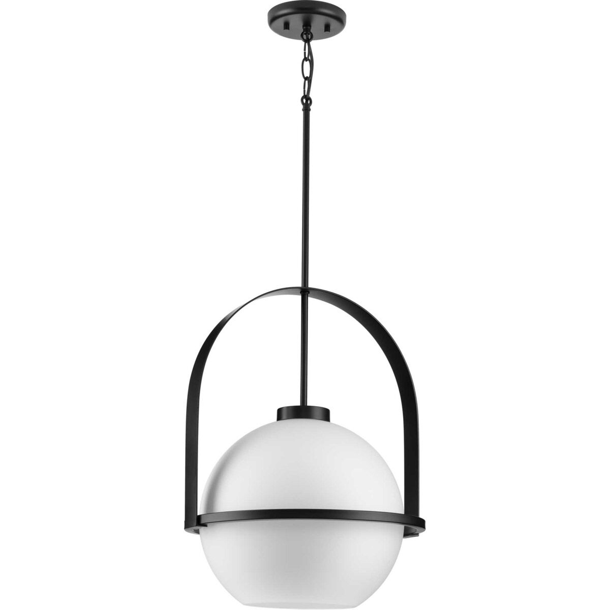 Delayne 1 Light 16.12 inch Matte Black Pendant Ceiling Light