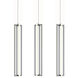 Cass LED 5 inch Satin Nickel Linear Pendant Ceiling Light