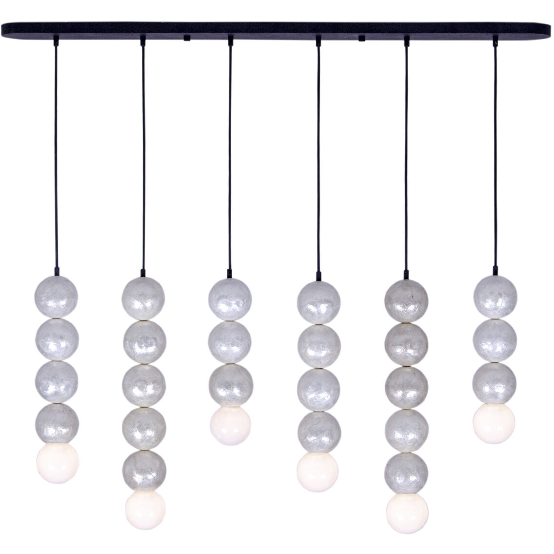 Pearls Island Light Ceiling Light in Matte Black