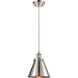 Ballston Appalachian 1 Light 8 inch Brushed Satin Nickel Mini Pendant Ceiling Light, Ballston