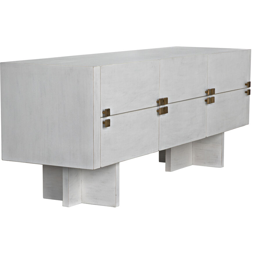 Amidala 80 X 23 inch White Wash Sideboard