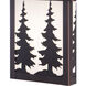 Yosemite LED 12.5 inch Burnished Bronze Outdoor Wall
